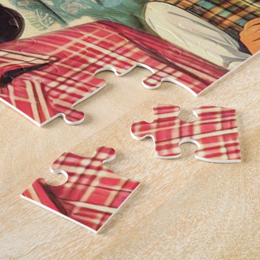 Vintag Beauty Fashion Girls Puzzle (Seite)