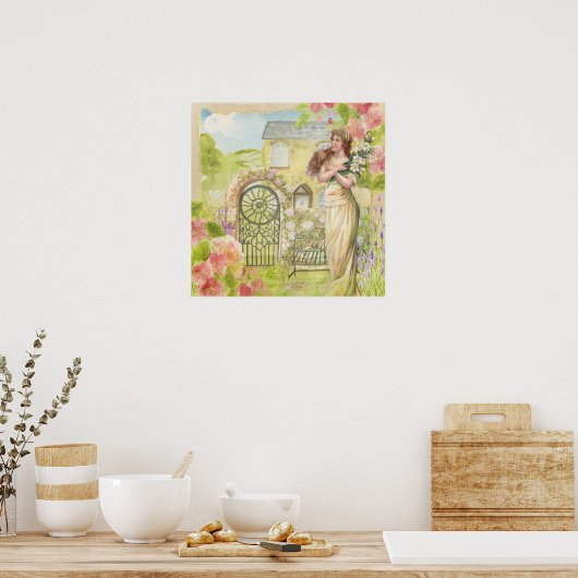 Vintag Beauty Poster (Küche)