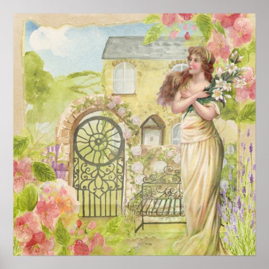 Vintag Beauty Poster (Vorne)