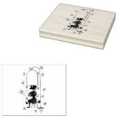 Vintag Beauty Shop Poodle Gummistempel (Stempel)