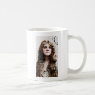 Vintag Beauty Woman Collage Kaffeetasse