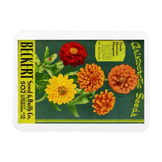 Vintag Beckert Seed & Bulb Co. Magnet (Horizontal)