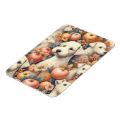 Vintag Bedlington Terrier Nahtlos Magnet (Linke Seite)