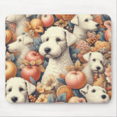 Vintag Bedlington Terrier Nahtlos Mousepad (Vorne)
