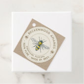 Vintag Bee Honey Jar Neck Tag Beekeeper Geschenkanhänger (Beispiel)