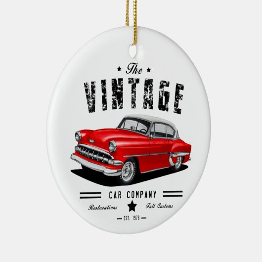 Vintag Bel Air Keramik Ornament (Rechts)