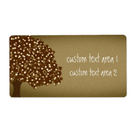 Vintag beleuchtete Baumwoll-Etiketten