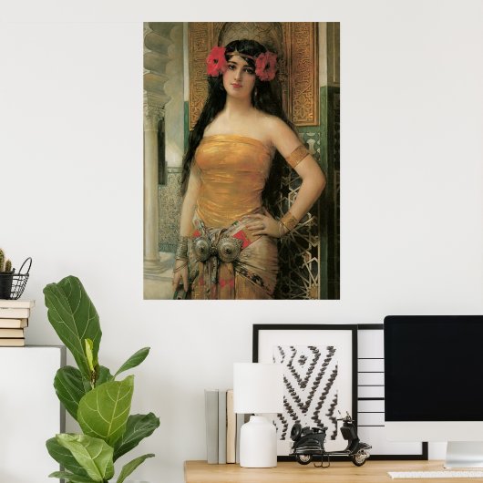 Vintag Belle Poster (Heimbüro)