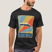 Vintag Beluga Whale T-Shirt (Vorderseite)