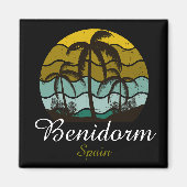 Vintag Benidorm Spanien Sommerurlaub Magnet (Vorne)