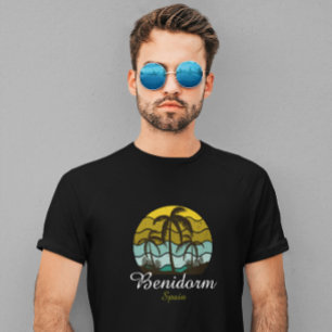 Vintag Benidorm Spanien Sommerurlaub T-Shirt