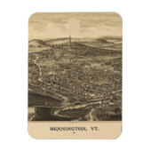 Vintag Bennington, Vermont Magnet (Vertikal)