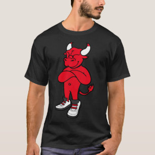 Vintag Benny, der Bull-Sticker T-Shirt