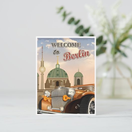 Vintag Berlin Deutschland Reiseallemagne Postkarte (Stehend Vorderseite)