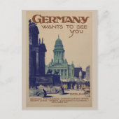 Vintag Berlin Deutschland Tourismus Reisen Postkarte (Vorderseite)