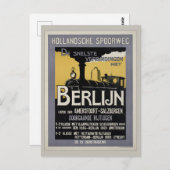 Vintag Berlin Deutschland Vintage Reise Postkarte (Vorne/Hinten)