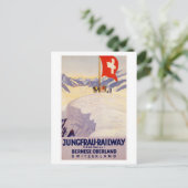 Vintag Berner Oberland Schweiz Reisen Postkarte (Stehend Vorderseite)