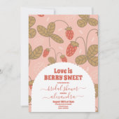 Vintag Berry Sweet Brautparty Einladung (Vorderseite)