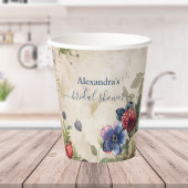 Vintag Berry Sweet Strawberry Brautparty Pappbecher