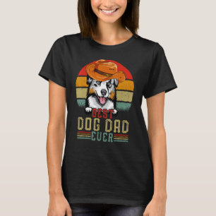 Vintag Best Australian Shepherd Dog Vater je Niedl T-Shirt