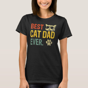 Vintag Best Cat Vater je T- Katze Daddy 1 T-Shirt