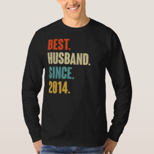 Vintag Best Husband seit 8. Hochzeit Aniver T-Shirt