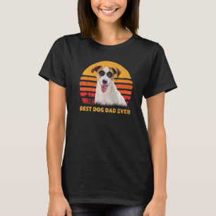 Vintag Best Jack Russell Terrier Dog Vater Welpe F T-Shirt