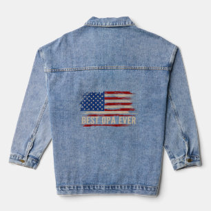 Vintag Best Opa je amerikanischer Tag des Vaters G Jeansjacke