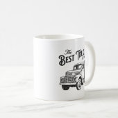 Vintag Best Trucker Tasse (VorderseiteRechts)