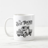 Vintag Best Trucker Tasse (Links)
