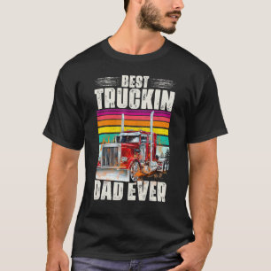 Vintag Best Trucking Vater je Lkw Driver Vater T-Shirt