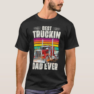 Vintag Best Trucking Vater je Lkw Driver Vater T-Shirt
