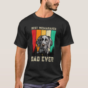 Vintag Best Weimaraner Vater je Hund Vater Paw Da T-Shirt