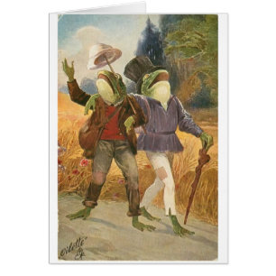 Vintag - beste Freund-Frösche,