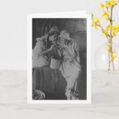 Vintag - Beste Freunde und Alkohol, Karte (Gelbe Blume)