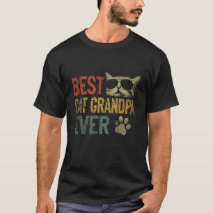 Vintag Beste Katze Großvater je Katze Großvater Va T-Shirt