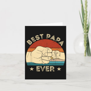 Vintag Beste Papa Ever Klettergarten Karte
