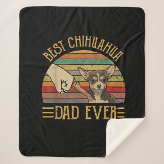 Vintag Bester Chihuahua Vater je Sunset Sherpadecke