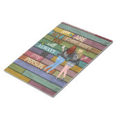 Vintag Bestfriend Blanket | Weihnachtsblanket Notizblock (angewinkelt)