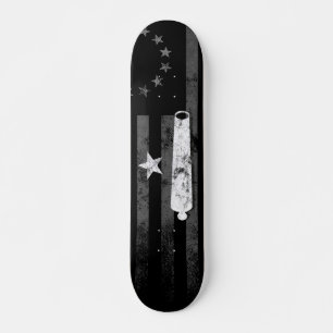 Vintag Betsy Ross American Flag Star und Cannon Skateboard