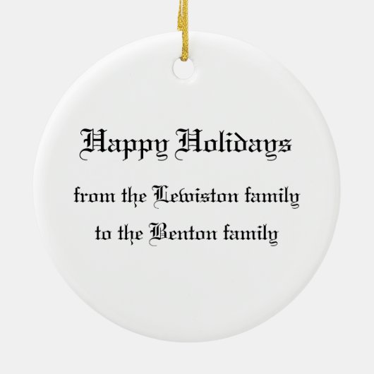 Vintag Bewick Beehive Keramik Ornament (Hinten)