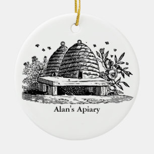Vintag Bewick Beehive-Ornament Keramik Ornament