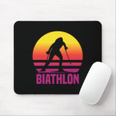 Vintag Biathlon Il Museo in erba Mousepad (Mit Mouse)