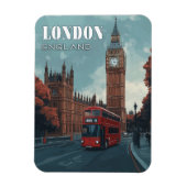 Vintag Big Ben - London, England Magnet (Vertikal)