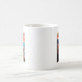 Vintag Big Sur Bixby Bridge USA Tourismus Kaffeetasse (Mittel)