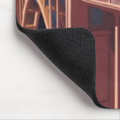 Vintag Big Sur Bixby Bridge USA Tourismus Mousepad (Ecke)