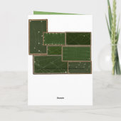 Vintag Billard Tischpool Player Antiquitätensprach Karte (Rückseite)