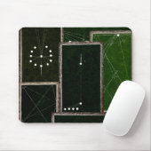 Vintag Billardtisch Billard Tischdecke Art Pool Ha Mousepad (Mit Mouse)
