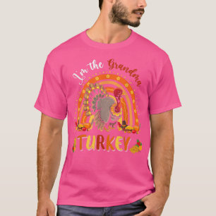 Vintag bin ich die Oma Türkei Fall Rainbow Türkei T-Shirt