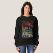 Vintag bin ich ein gesunder Menschenverstand - Fun Sweatshirt (Vorne ganz)